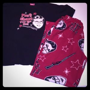 A Christmas Story 2 pc Men’s Small Pajamas
